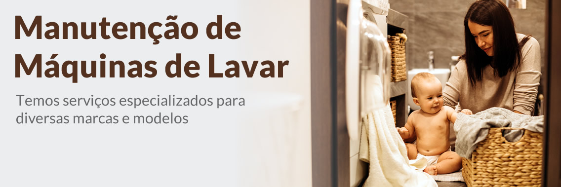 Manutenção de Máquinas de Lavar: Temos serviços especializados para diversas marcas e modelos.